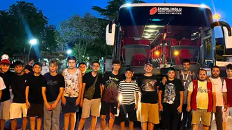 Menteşeli gençler Akdeniz kampı için Mersin yoluna düştü