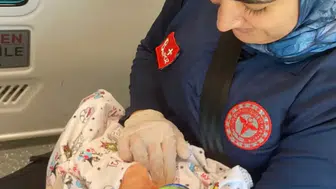 Silopi’de yaşam ambulansta başladı