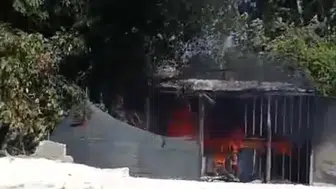 Antakya’da bir dükkan kül oldu