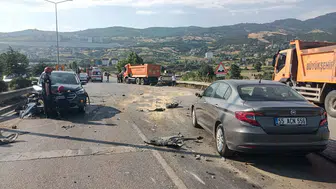 Samsun trafiğini felç eden zincirleme kaza