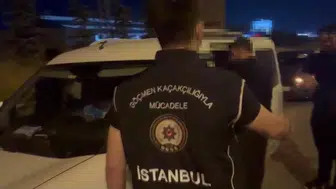 Büyükçekmece TEM Otoyolu'nda göçmen kaçakçılığı operasyonu