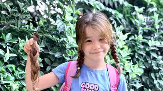 6 yaşındaki Asel saçlarını kanser hastası yaşıtları için bağışladı