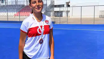 Muğlalı Tuanna Avrupa kürsüsüne çıktı