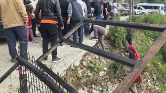 Trabzon Çal Mağarası'nda korkuluk faciaya davetiye çıkardı