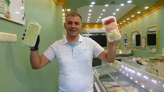 Kilisli dondurmacıdan 400 liralık top dondurmaya sert tepki