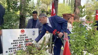 Osmaniye 15 Temmuz şehitlerini kabirleri başında andı