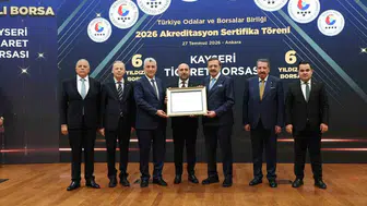 Kayseri Ticaret Borsası Türkiye’nin en iyi 5 borsası arasına girdi