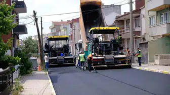Altıeylül yollarında asfalt yenileme mesaisi