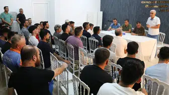 Yenipazar halı saha turnuvasında kura heyecanı başladı
