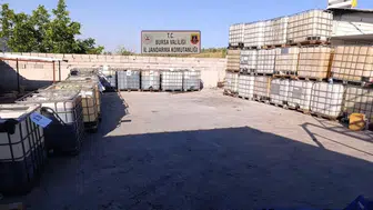 Bursa'da sahte yağ tezgahına büyük baskın