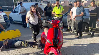 İslahiye’de motosiklet kazası Bir sürücü hastaneye kaldırıldı