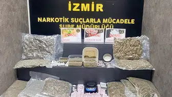 İzmir Karşıyaka'da zehir operasyonu Bir kişi tutuklandı