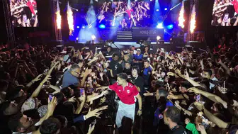 Sefo Bafra festivalinde Samsunspor formasıyla sahneye çıktı