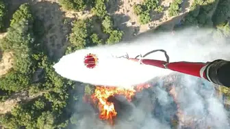 Menemen alevlere teslim oldu