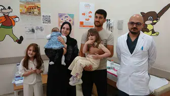 Pili yutan 3 yaşındaki Mihrimah ölümden döndü
