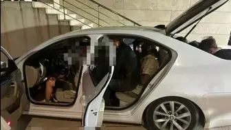 Hatay'da bir otomobile 9 göçmen sığdıran sürücü yakalandı