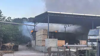 Bilecik’te kereste atölyesini alevler sardı