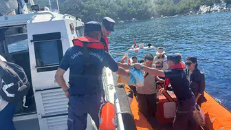 Datça kıyılarında yakalanan göçmenler için operasyon düzenlendi