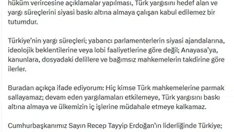 Adalet Bakanı Gürlek yabancı müdahalelere kapıyı kapattı