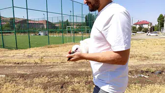 Solhanlı esnafın şefkati yavru leyleği hayata döndürdü