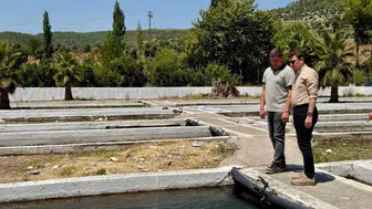 Bozdoğan’da saha mesaisi Kaymakam hem kurumları hem üretimi denetledi