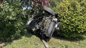 Bayrampaşa'da kaza sonrası duygusal anlar