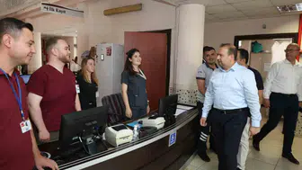 Bozdoğan devlet hastanesinde sağlık denetimi yapıldı