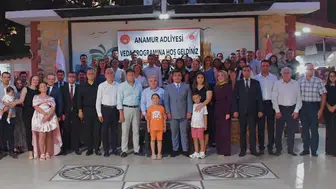 Anamur adliyesinde veda vakti