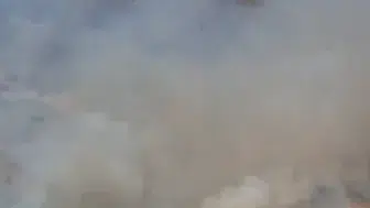 Pamukkale Hierapolis yakınlarında tehlikeli yangın