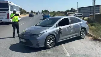 Söke Milas yolunda iki otomobil çarpıştı