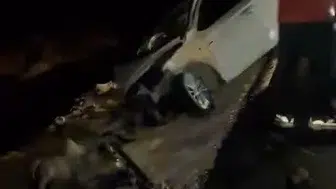 Adıyaman Gölbaşı yolunda otomobiller çarpıştı