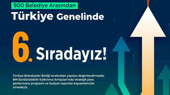 Tarsus Belediyesi sürdürülebilir kalkınmada Türkiye’nin ilk altısı arasına girdi