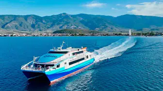 Akçay ve Midilli arasında deniz ulaşımı 27 yıl sonra başladı