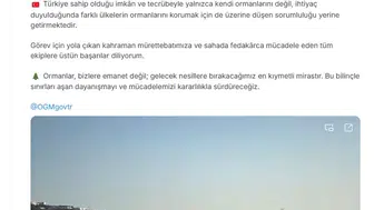 Türkiye'den Fransa'ya orman yangını desteği