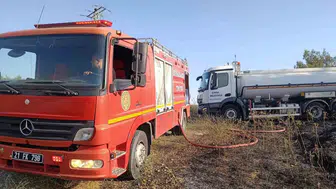 Diyarbakır'da anız yangını gökyüzünün sakinlerini hedef aldı
