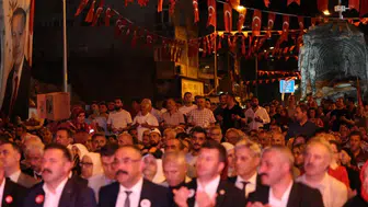 Zonguldak 15 Temmuz şehitlerini Madenci Anıtı’nda andı