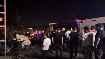 Mardin yolunda feci kaza iki kişi hayatını kaybetti