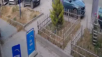 Bolu'daki feci motosiklet kazası güvenlik kamerasında
