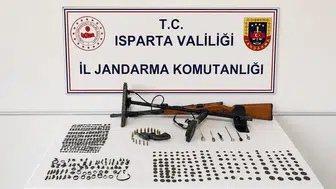 Isparta’da tarihi eser vurgununa jandarma operasyonu