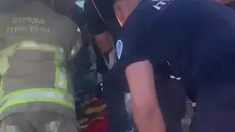 Gemlik yolunda işçi servisi devrildi