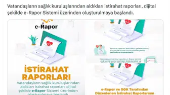 Sağlık raporlarında kağıt devri kapandı