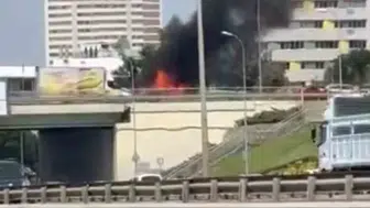 Kartal’da trafikteki otomobil bir anda alev topuna döndü