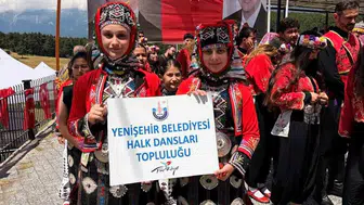 Yenişehirli dansçılar Kocayayla’da tarih rüzgarı estirdi