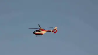 10 yaşındaki çocuğun hayatı için havada zamanla yarışıldı