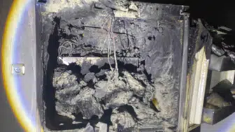 Yozgat'ta evdeki buzdolabı büyük bir gürültüyle patladı