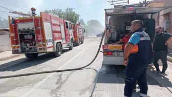 Denizli’de bahçe ateşi felakete yol açtı