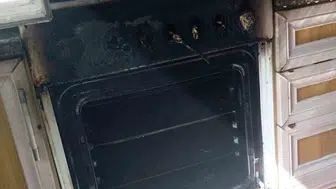 Zonguldak’ta bir evde mutfak fırını alev aldı