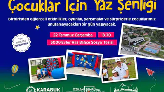 Karabüklü çocuklar için Has Bahçe’de eğlence vakti