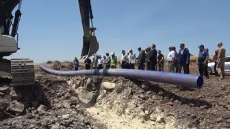Polateli-Şahinbey OSB için dev su hattının temeli atıldı