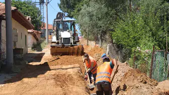 Doğanköy’ün su çilesi bin metrelik yeni hatla bitiyor
